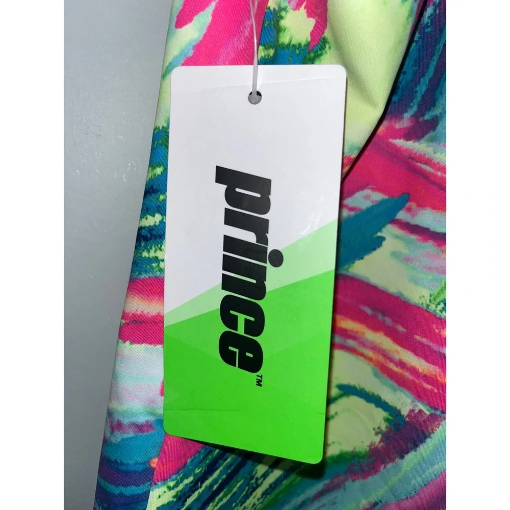 Prince Girl's Racerback Athletic Tennis Tank Size XS Textured Pink Wicking NWT‎